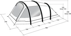 Outwell Starhill 5A Opblaasbare Tunneltent - 5 Persoons -Winkel Voor Kampeerartikelen 1030 1900 6599f0e3 3991 4903 9e58 f82ad91abe09 1280x960