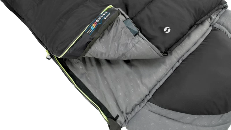 Outwell Contour Slaapzak - Zwart 4 Outwell Contour Slaapzak - Zwart - Afbeelding 2