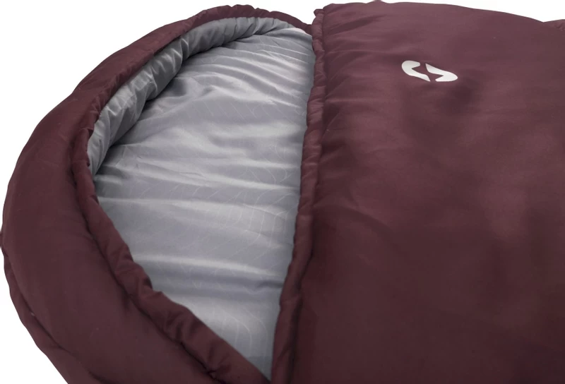 Outwell Campion Lux Slaapzak - Aubergine Rood 6 Outwell Campion Lux Slaapzak - Aubergine Rood - Afbeelding 4