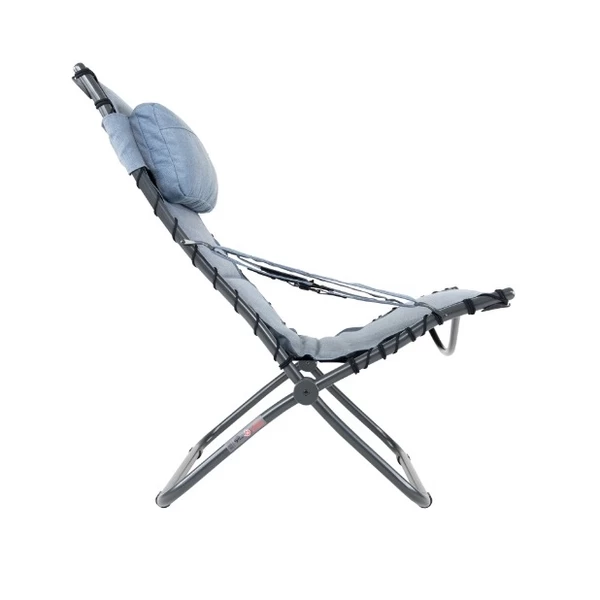 Crespo Tex Comfort AP-262 Loungestoel - Blauw 7 Crespo Tex Comfort AP-262 Loungestoel - Blauw - Afbeelding 5