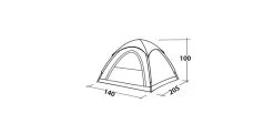 Easy Camp Comet 200 Koepeltent - 2 Personen 19 Easy Camp Comet 200 Koepeltent - 2 Personen -Winkel Voor Kampeerartikelen 120338 comet 200 drawing perspective2