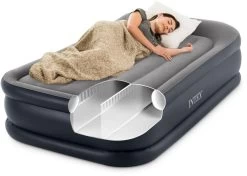 Intex Deluxe Pillow Rest Raised Luchtbed - Eenpersoons - Ingebouwde Elektrische Pomp -Winkel Voor Kampeerartikelen 1320 1900 64132 inuse 2020 300