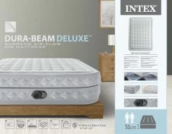 Intex Supreme Air Flow Luchtbed - Queensize - Ingebouwde Elektrische Pomp -Winkel Voor Kampeerartikelen 1482 1900 64490nd pkg 2023 300