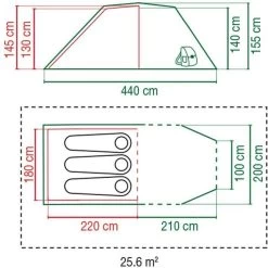 Coleman Chimney Rock Plus Blackout Tunneltent - 3 Persoons -Winkel Voor Kampeerartikelen 1583 1900 coleman chimney rock plus blackout tunneltent 3 persoons 2