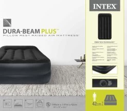 Intex Pillow Rest Raised Luchtbed - Eenpersoons -Winkel Voor Kampeerartikelen 1669 1900 64122nd pkg 2023 300