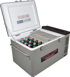 Engel MD60F-C Dual-zone Compressor Koelbox - 57 Liter -Winkel Voor Kampeerartikelen 1900 1732 md60fc deckel offen