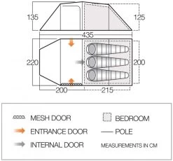 Vango Omega 350 Tunneltent - 3 Persoons - Groen -Winkel Voor Kampeerartikelen 1900 1783 omega 350 1