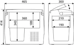 Dometic CoolFreeze CDF 18 Autokoelbox - 18L -Winkel Voor Kampeerartikelen 737 1200 900 900 dometic coolfreeze cdf 18 7