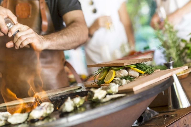 OFYR Island Corten 85 Teak Wood 6 OFYR Island Corten 85 Teak Wood - Afbeelding 4