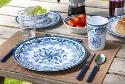 Bo-Camp Old Dutch Melamine Serviesset - 16-delig -Winkel Voor Kampeerartikelen 900 1350 6181360 10