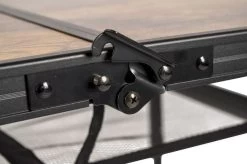 Bo-Camp Industrial Decatur 90 X 60 Campingtafel - Zwart/houtlook -Winkel Voor Kampeerartikelen 900 1358 1404200 13