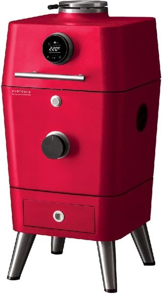 Everdure 4K Houtskool Barbecue Met Beschermhoes - Rood 4 Everdure 4K Houtskool Barbecue Met Beschermhoes - Rood - Afbeelding 2