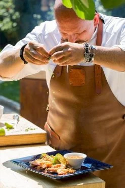 OFYR Leren Schort - Bruin -Winkel Voor Kampeerartikelen 900 601 apron 003 2