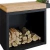 OFYR Butcher Block Storage 90 Black - Teak Wood -Winkel Voor Kampeerartikelen 900 753 butcher block storage 90 black tw