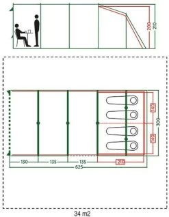 Coleman Vail Long Tunneltent - 4 Persoons -Winkel Voor Kampeerartikelen 972 1900 coleman vail long tunneltent 4 persoons 4