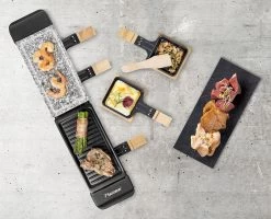 Bestron Raclette/Steengrill - 4 Personen -Winkel Voor Kampeerartikelen bestron raclettesteengrill 4 personen 4