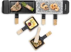 Bestron Raclette/Steengrill - 4 Personen -Winkel Voor Kampeerartikelen bestron raclettesteengrill 4 personen 5