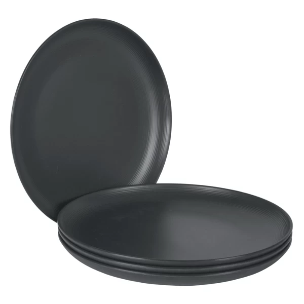 Bo-Camp Orville Melamine Serviesset - 16-delig - Antraciet 4 Bo-Camp Orville Melamine Serviesset - 16-delig - Antraciet - Afbeelding 2