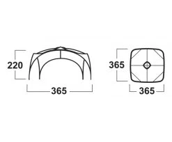 Husky Broof L Partytent 13 Husky Broof L Partytent -Winkel Voor Kampeerartikelen broofl afmetingen