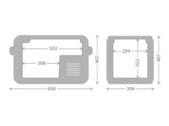 Dometic CFX3 35 Compressor Koelbox - 32 Liter -Winkel Voor Kampeerartikelen cfx3 35