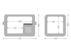 Dometic CFX3 55IM Compressor Koelbox - 53 Liter 26 Dometic CFX3 55IM Compressor Koelbox - 53 Liter -Winkel Voor Kampeerartikelen cfx3 55im