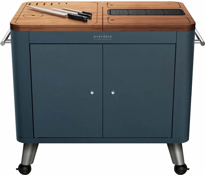 Everdure Barbecue Prep Kitchen - Antraciet/blauw 3 Everdure Barbecue Prep Kitchen - Antraciet/blauw