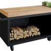 OFYR Mise En Place Table 135 PRO Black - Teak Wood -Winkel Voor Kampeerartikelen mise en place table pro black tw