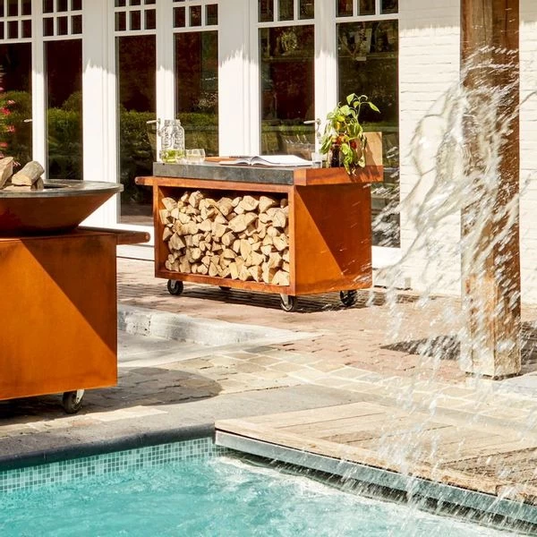 OFYR Mise En Place Table 135 PRO Corten - Ceramic Dark Grey - Afbeelding 3