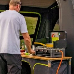 Zempire Eco Fold Twin V2 Opvouwbare Campingkast - Dubbel -Winkel Voor Kampeerartikelen zempire eco fold twin v2 opvouwbare campingkast dubbel 8