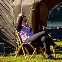 Zempire Roco Lounger V2 Vlinderstoel - Zwart -Winkel Voor Kampeerartikelen zempire roco lounger v2 vlinderstoel zwart 1