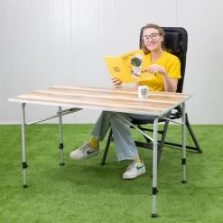 Dometic Zero Light Oak Large Campingtafel - 120 X 70 Cm -Winkel Voor Kampeerartikelen zerolightoaklarge 4